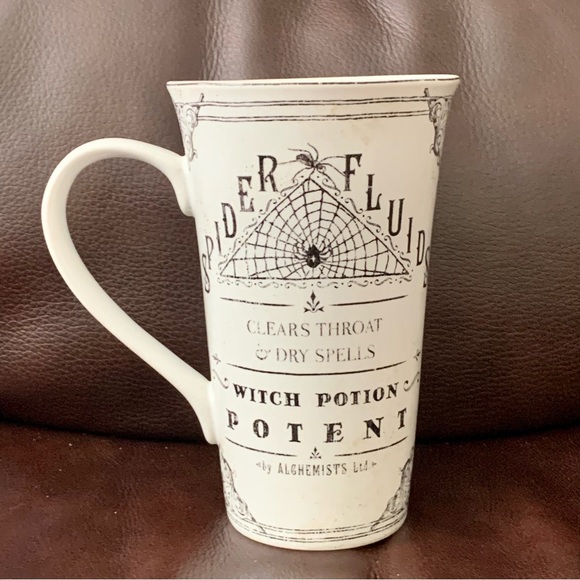 Spiders Fluids 222 Fifth Hallow Apothecary Large Halloween Latte Mug - Picture 9 of 11